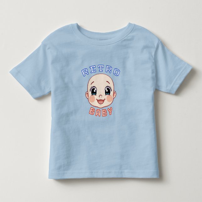 Retro Baby! Kleinkind T-shirt (Vorderseite)