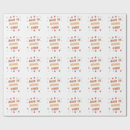 Retro Back To School Stimmung Benutzerdefiniert Gr Geschenkpapier