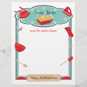 Retro-Backen und Kochen Flyer Briefkopf Brot 2