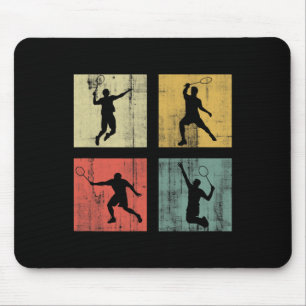 Retro Badminton Mousepad