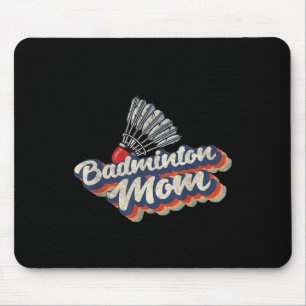 Retro Badminton Team Sport Spieler Trainer 70er 80 Mousepad