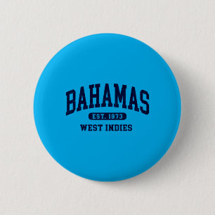 Retro-Bahamas-Kleidung für Männer, ca. 1973, Urlau Button