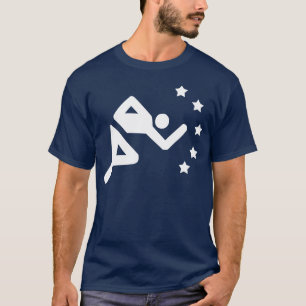 Retro Bahn-Stern T-Shirt