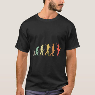 Retro Ballet Evolution Geschenk für Ballerinas Bal T-Shirt