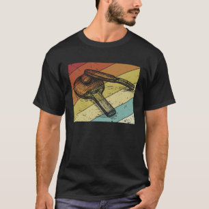 Retro Balls Tischtennis Paddles Profi Ping Pong T-Shirt