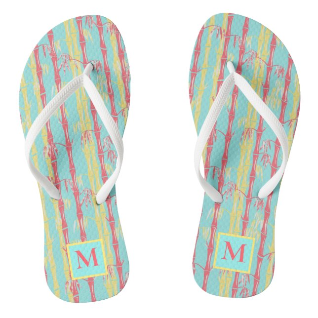 Retro Bamboo Flip Flops (Fußbett)