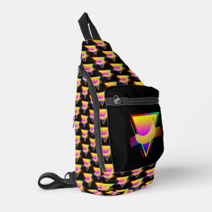 Retro Banana Fruit Crossbody Bag