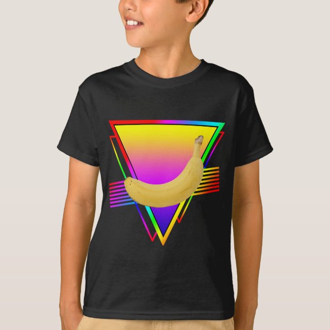 Retro Banana Fruit T-Shirt (Vorderseite)