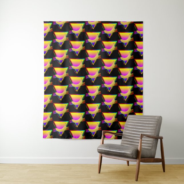 Retro Banana Fruit Wandteppich (Beispiel)