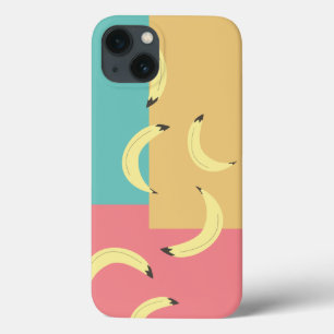 Retro Bananas - farbenfrohe Formen Case-Mate iPhone Hülle