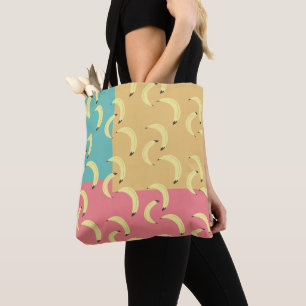 Retro-Bananen Bunte Formen