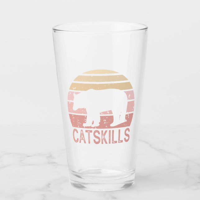 Retro-Bär Glas (Vorderseite)