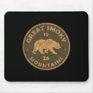 Retro-Bär Great Smoky Mountains Nationalpark Männe Mousepad