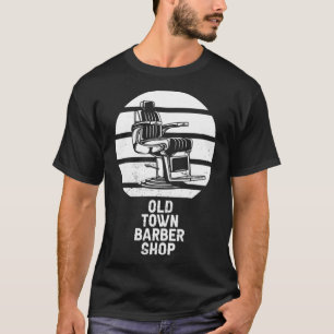Retro Barbershop Beard Friseur Vintag Barber B T-Shirt