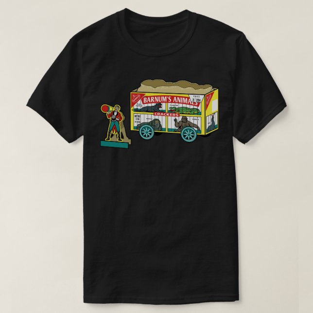 Retro Barnums Animal Crackers T-Shirt (Design vorne)