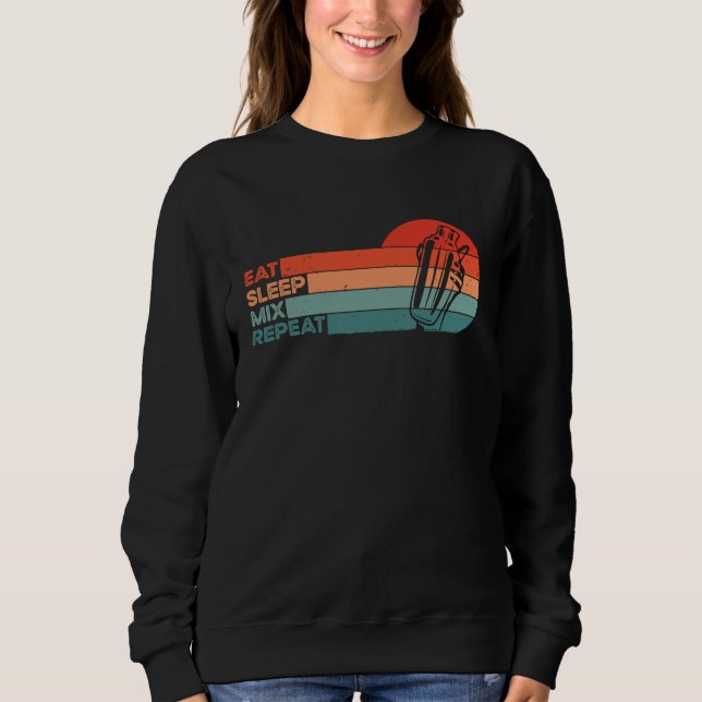 Retro-Bartending-Spruch  Mixologist Barkeeper & Ba Sweatshirt (Vorderseite)