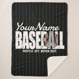 Retro Baseball ADD NAME Pinstripe Team Player Sherpadecke