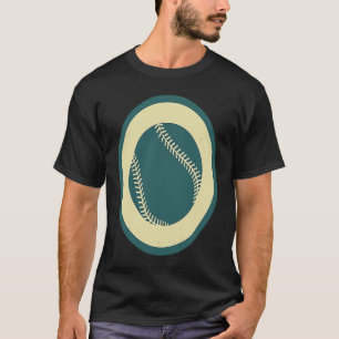 Retro Baseball Ball Vintag Player T-Shirt