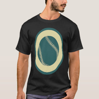 Retro Baseball Ball Vintag Player T-Shirt
