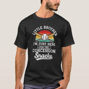 Retro Baseball Bruder Ich bin nur hier für Konzess T-Shirt