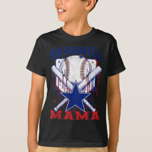 Retro Baseball Mama Baseball Mom Frauen Muttertag T-Shirt
