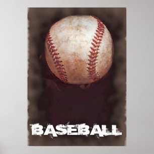 Retro Baseball Motivierend Poster