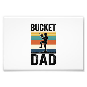 Retro-Baseball-Vater-Vektor-Design_1 Fotodruck