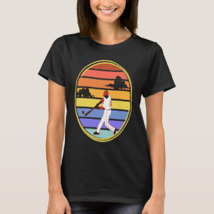 retro Baseball Werfer und Fänger, Baseball Homer T-Shirt