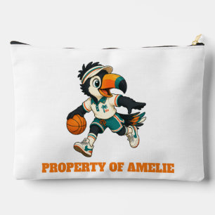 Retro-Basketball-Club Toucan Custom Kids Zubehörtasche