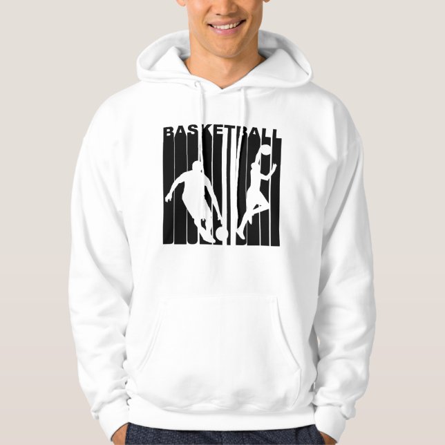 Retro Basketball Hoodie (Vorderseite)
