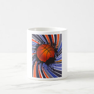Retro Basketball Play Ball Sports Coffee Tasse