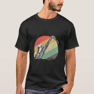 Retro Bass Klarinette Marching Band Bass Klarinett T-Shirt