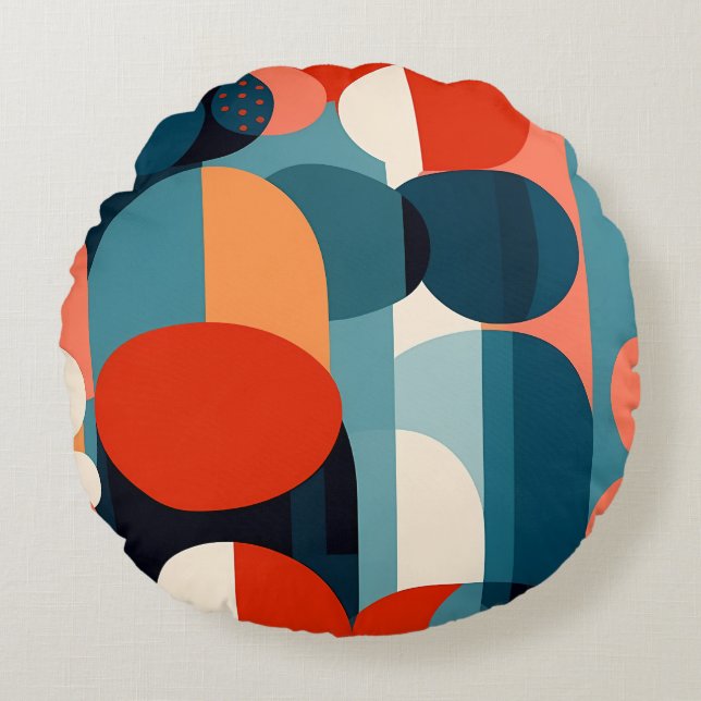 Retro Bauhaus Arch Kissen (Vorderseite)