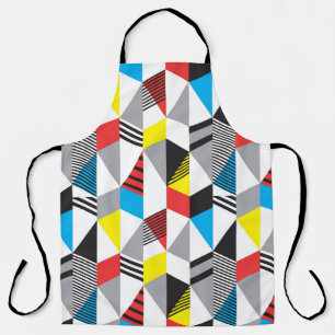 Retro Bauhaus Style: Nahtlos Abstrakt Schürze
