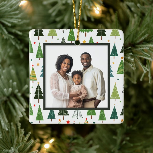 Retro-Bäume Keramikornament (Baum)