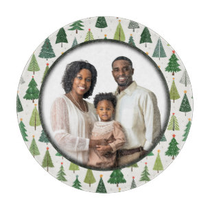 Retro-Bäume Schneidebrett