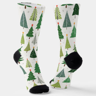 Retro-Bäume Socken