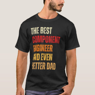 Retro-Bauteilingenieur und noch besser Vater T-Shirt