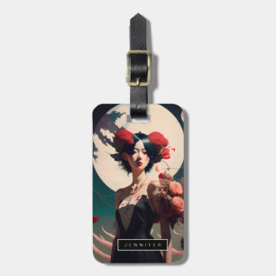 Retro Beach Fashion Luggage Tags Gepäckanhänger