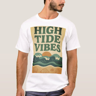 Retro Beach Sunset Surf Szene T-Shirt
