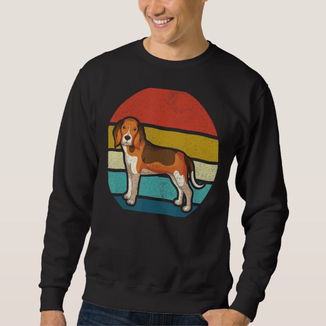Retro-Beagle 1 Sweatshirt (Vorderseite)