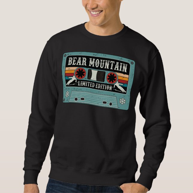 Retro Bear Mountain Skilift Sweatshirt (Vorderseite)