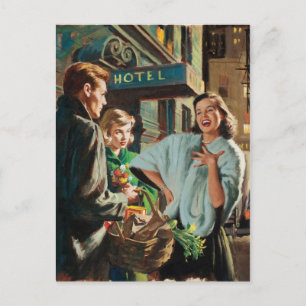 Retro Beauty 75 Postkarte