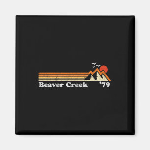 Retro Beaver Creek Ski Resort Colorado Snowboard S Magnet