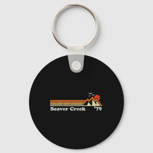Retro Beaver Creek Skigebiet Colorado Snowboard S Schlüsselanhänger