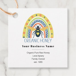 Retro Beekeeper Apiary Bio Honey Bee Rainbow Geschenkanhänger