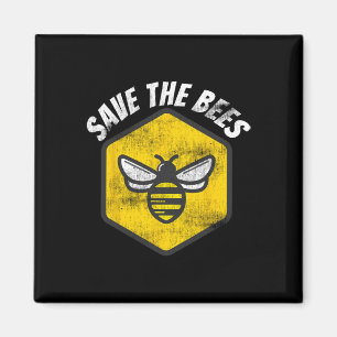 Retro Beekeeper Honeybeeness Gerettet Die Bienen E Magnet