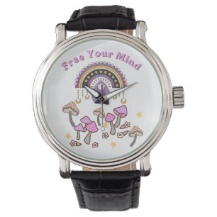 Retro Befreie deinen Geist Armbanduhr