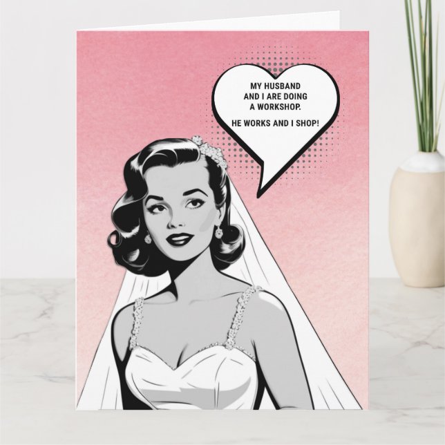 Retro-Begrüßung Karte (Vorderseite)