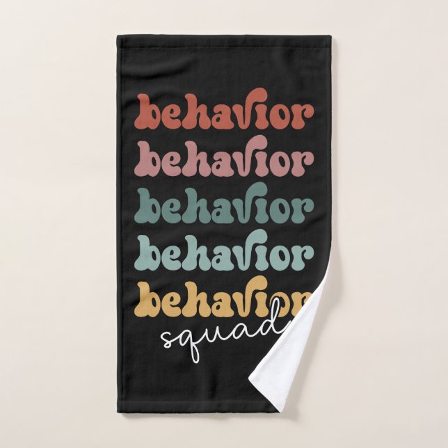 Retro Behavior Squad Behavioral Therapist Handtuch (Handtuch)